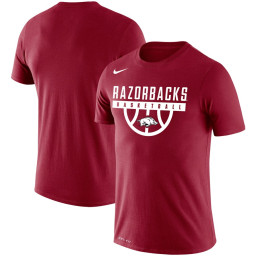 Arkansas Razorbacks Nike Basketball Drop Legend Performance T-Shirt - Cardinal