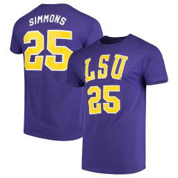 Ben Simmons LSU Tigers Original Retro Brand Alumni Basketball Jersey T-Shirt - Purple