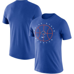 Boise State Broncos Nike Basketball Icon Legend Performance T-Shirt - Royal