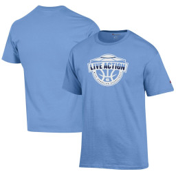 North Carolina Tar Heels Champion Live Action Basketball T-Shirt - Carolina Blue