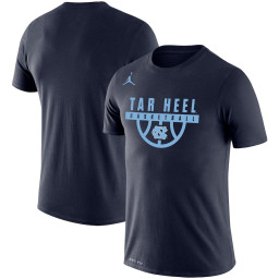 North Carolina Tar Heels Jordan Brand Basketball Drop Legend Performance T-Shirt - Navy