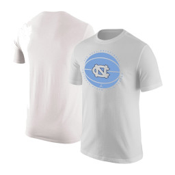 North Carolina Tar Heels Jordan Brand Basketball Logo T-Shirt - White
