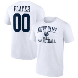 Notre Dame Fighting Irish Fanatics Branded Men's Basketball Pick-A-Player NIL Gameday Tradition T-Shirt - White