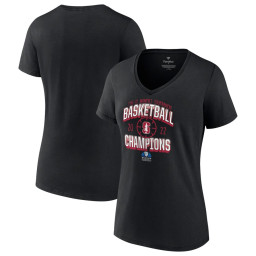 Stanford Cardinal Fanatics Branded Women's 2022 PAC-12 Women's Basketball Conference Tournament Champions V-Neck T-Shirt - Black