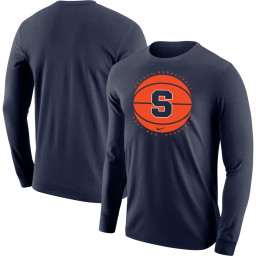 Syracuse Orange Nike Basketball Long Sleeve T-Shirt - Navy