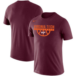 Virginia Tech Hokies Nike Basketball Drop Legend Performance T-Shirt - Maroon