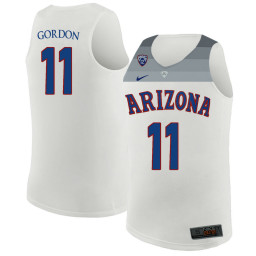 Arizona Wildcats #11 Aaron Gordon Authentic College Basketball Jersey White