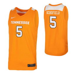 Youth Admiral Schofield Authentic College Basketball Jersey Tennessee Orange Tennessee Volunteers