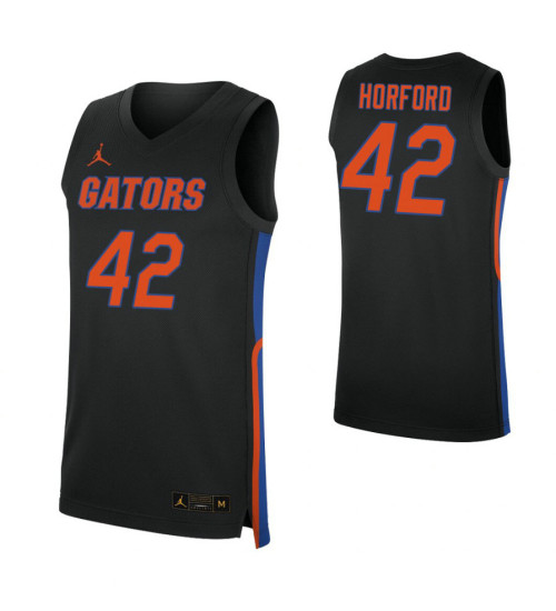 Youth Al Horford Authentic College Basketball Jersey Black Florida Gators