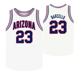 Youth Arizona Wildcats Alex Barcello Authentic College Basketball Jersey White