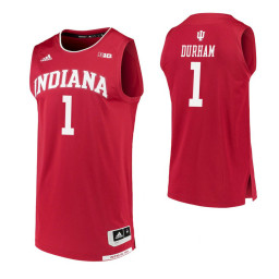 Women's Indiana Hoosiers Aljami Durham Replica College Basketball Jersey Crimson