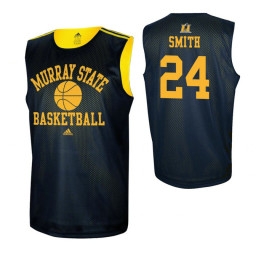 Youth Murray State Racers Anthony Smith Practice Authentic College Basketball Jersey Navy Blue