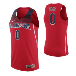 Women's Arizona Wildcats #0 Josh Green Red Authentic College Basketball Jersey