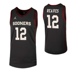 Youth Austin Reaves Authentic College Basketball Jersey Anthracite Oklahoma Sooners
