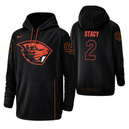 Oregon State Beavers #2 Ronnie Stacy Men's Black College Basketball Hoodie