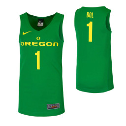 Oregon Ducks Bol Bol Authentic College Basketball Jersey Green