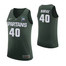 Women's Braden Burke Michigan State Spartans Green 2019 Final Four Authentic College Basketball Jersey
