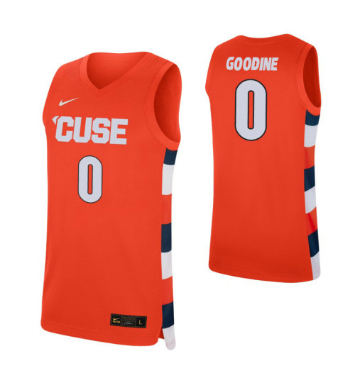 Youth Brycen Goodine Replica College Basketball Jersey Orange Syracuse Orange