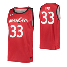 Chris Vogt Authentic College Basketball Jersey Red Cincinnati Bearcats