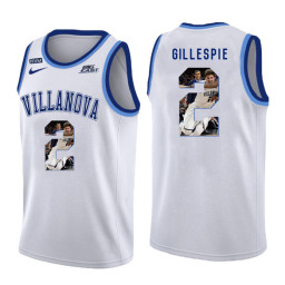 Villanova Wildcats #2 Collin Gillespie Replica College Basketball Jersey White