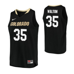 Women's Colorado Buffaloes #35 Dallas Walton Authentic College Basketball Jersey Black
