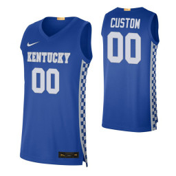 Kentucky Wildcats 00 Custom College Basketball Alumni Limited Jersey Royal