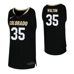 Youth Dallas Walton Authentic College Basketball Jersey Black Colorado Buffaloes