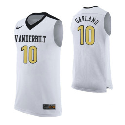 Women's Vanderbilt Commodores 10 Darius Garland Authentic College Basketball Jersey White