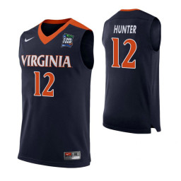 Youth De'Andre Hunter Virginia Cavaliers Navy 2019 Final Four Authentic College Basketball Jersey