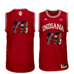 Youth Indiana Hoosiers #20 De'Ron Davis Authentic College Basketball Jersey Red