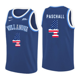 Youth Villanova Wildcats #4 Eric Paschall Authentic College Basketball Jersey Blue