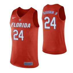 Florida Gators #24 Kerry Blackshear Jr. Orange Authentic College Basketball Jersey