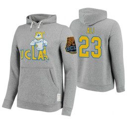 UCLA Bruins #23 Prince Ali Men's Gray College Basketball Hoodie