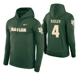 Baylor Bears #4 Mario Kegler Men's Green Pullover Hoodie