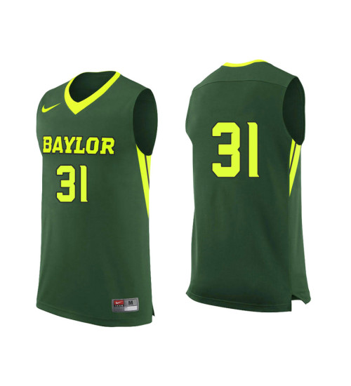 Youth Baylor Bears #31 Terry Maston Authentic College Basketball Jersey Green