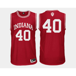 indiana Hoosiers #40 Cody Zeller Red Road Authentic College Basketball Jersey