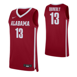 Youth Alabama Crimson Tide Jahvon Quinerly Authentic College Basketball Jersey Crimson