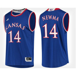 Kansas Jayhawks #14 Malik Newman Blue Home Authentic College Basketball Jersey