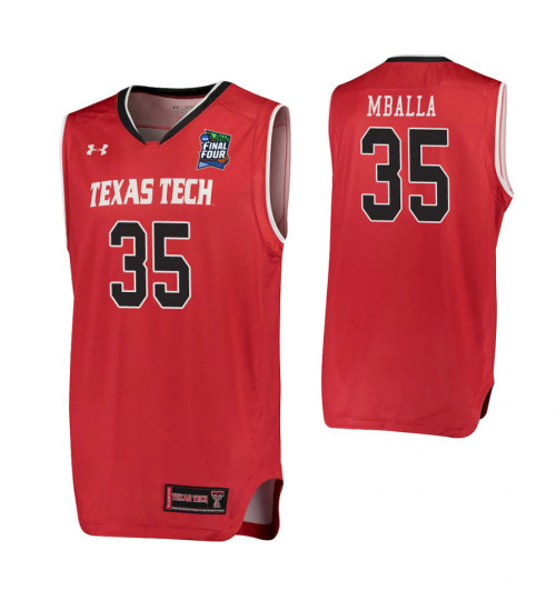 Youth Josh Mballa Texas Tech Red Raiders Red 2019 Final Four Replica College Basketball Jersey