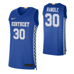 Kentucky Wildcats 30 Julius Randle Alumni Limited Authentic College Basketball Jersey Royal
