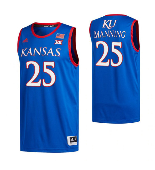 Youth Danny Manning Kansas Jayhawks Royal Authentic College Basketball Jersey