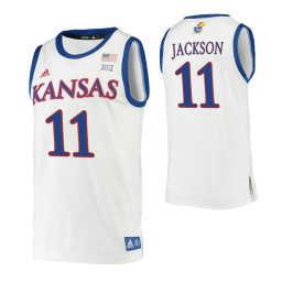 Youth Josh Jackson Kansas Jayhawks White Authentic College Basketball Jersey