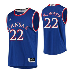 Kansas Jayhawks #22 Marcus Morris Sr. Replica College Basketball Jersey Royal