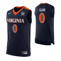 Youth Kihei Clark Virginia Cavaliers Navy 2019 Final Four Authentic College Basketball Jersey