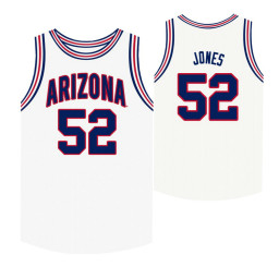 Arizona Wildcats #52 Kory Jones White Authentic College Basketball Jersey