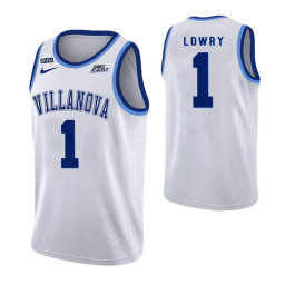 Youth Villanova Wildcats #1 Kyle Lowry Authentic College Basketball Jersey White