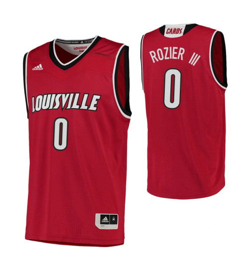 Women's Louisville Cardinals #0 Terry Rozier III Authentic College Basketball Jersey Red