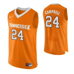 Tennessee Volunteers #24 Lucas Campbell Performace Authentic College Basketball Jersey Orange