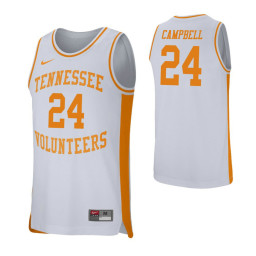Tennessee Volunteers Lucas Campbell Authentic College Basketball Jersey White