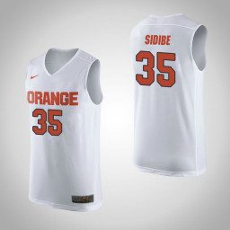 Syracuse Orange #35 Bourama Sidibe Replica College Basketball Jersey White